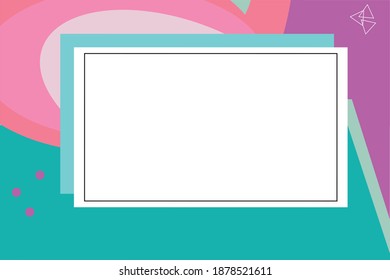 Abstract background  Illustration with squares vector background. landscape mode. Pattern design for banner, poster, flyer, card, postcard, cover, brochure.