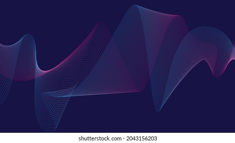 abstract background illustration with style soundwave