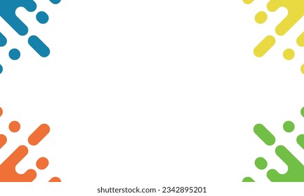 abstract background illustration template with fun colors