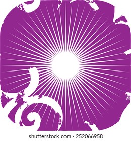 Abstract Background Illustration. Violet Outbox  