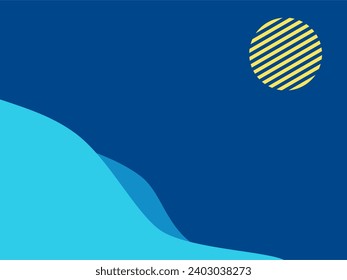 Abstract background, illustration. the water rippled under the sun 