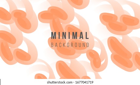 Ilustración de fondo abstracta. Forma 3d ondulada, formas. Textura monocromática creativa y elegante. Vector Eps10.