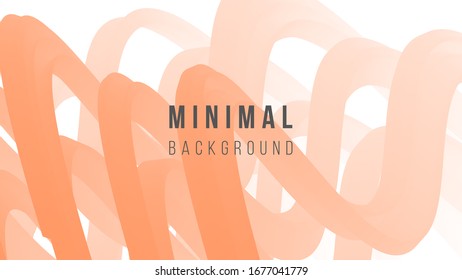 Abstrakte Hintergrundgrafik. Wavy 3d Form, Formen. Monochrome kreative, stylische Textur. EPS10 Vektorillustration.