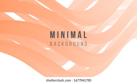 Abstract background illustration. Wavy 3d form, shapes. Monochrome creative stylish texture. Eps10 vector.
