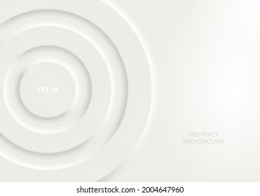 Abstract background illustration in white neomorphism style. Minimal wallpaper, backdrop.