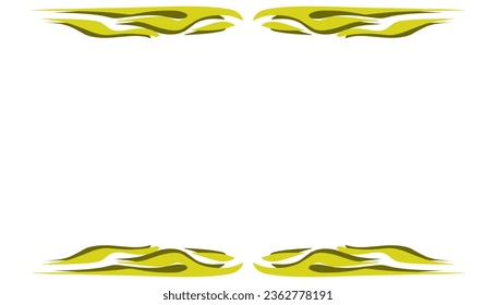 Abstrakte Hintergrundgrafik mit gelbem Rahmen. Perfekt für Hintergrund, Poster, Website, Buchumschlag