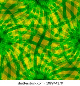 Abstract background illustration in yellow and green colors.