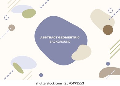 Abstract background illustrations of flat, calm colors