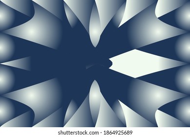 Abstract background with illustrations of holes or gaps between objects