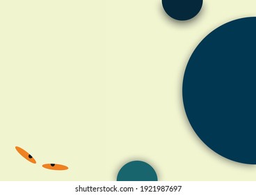 Abstract background image with circular leaf shape.