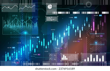 
Abstract background image, concept, technology, graph, analysis, investment, finance, stock market