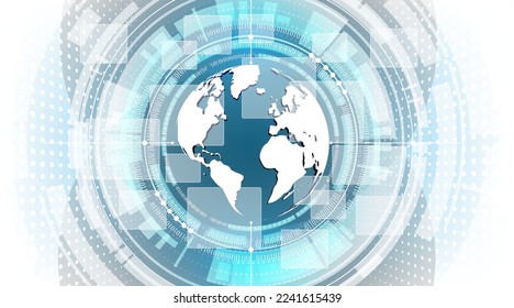 abstract background image concept world of high tech technology