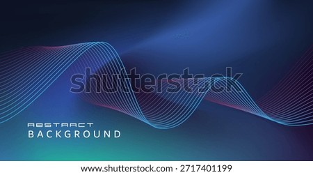 The abstract background image features graphic lines in a blue-purple tone, exuding modernity and energy.
The gradient between deep blue, light blue, and a hint of pinkish-purple creates a deep and tranquil atmosphere.
Multiple, slender wave-like lines, gradientd and curving through the center of the image, resemble moving waves.
The background has a gradient from top to bottom, with soft lighting and shadows in the lower left corner, adding depth to the image.