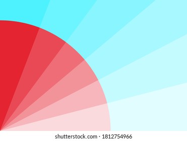 Abstract background image in the form of rays of monochrome gamut. Vector illustration. Vector.