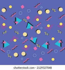 Abstract background image of geometric and colorful collection
