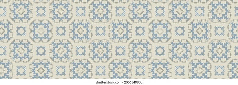 Abstract background image with geometric floral ornament on a white background for your design. Seamless background for wallpaper, textures. Vector image. 