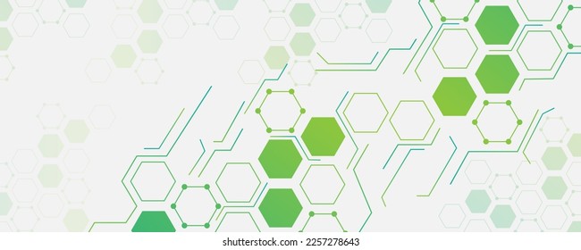 abstract background image hexagon concept hi tech network technology