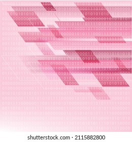 The abstract background image made from vector ,a pink tone and technology,computer system decimal. There is space to enter text.