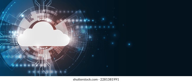 diseño de placa de circuito de red de imágenes de fondo abstracto almacenamiento de datos de tecnología de alta tecnología en nube