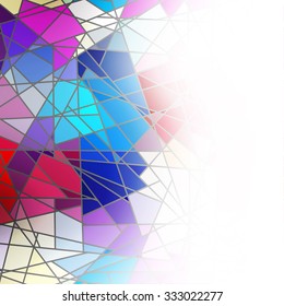Abstract Background. Abstract Image on white blurred background. Blank place for a text.