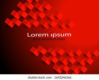 Abstract background image square red