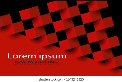 Abstract background image square red