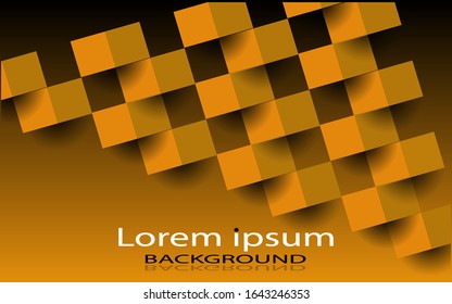 Abstract background image square yellow