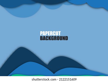 abstract background image Stacking paper cuts.
