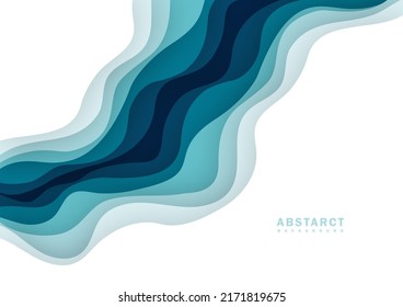 abstract background image Stacking paper cuts.