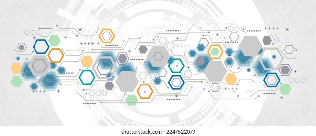abstract background image technology circuit board concept