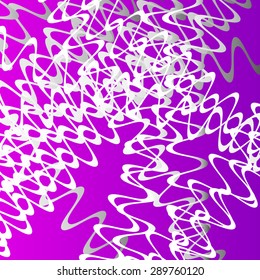 Abstract background, image with wavy, waving lines. Random lines pattern. Editable vector.