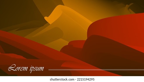 Abstract Background Images Abstract effects with a combination of red, black and dark yellow colors.