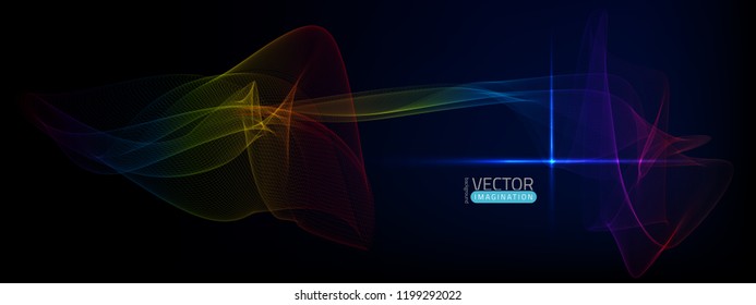 Abstract background, imagination and creative, vector illustration design.