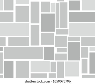 Abstract background. imitation of concrete tiles or bricks. Vector illustration