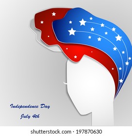 Abstract background, Independence Day 