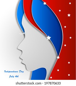 Abstract background, Independence Day 