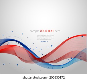 Abstract background, Independence Day