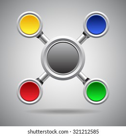 Abstract background - Infographics design template.