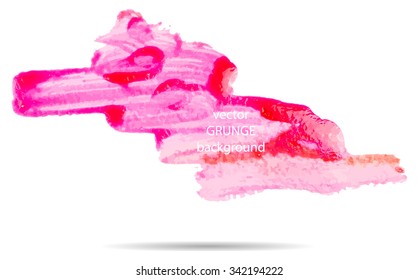 Abstract background. Ink brush strokes with rough edges. Dry brush illustration.