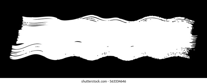 Abstract background. Ink brush strokes with rough edges. Dry brush illustration.