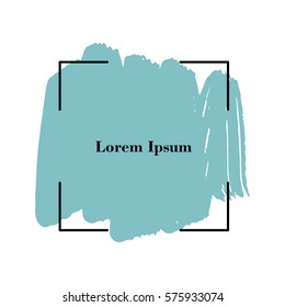 Abstract background. Ink brush strokes with rough edges. Vector illustration