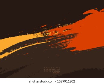 Abstract background with ink brush for your design project. Art design for business brochure cover design. Vector banner poster template. 