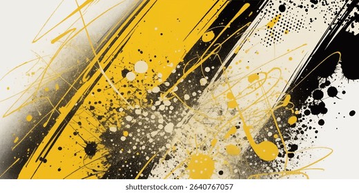 Abstract background ink grunge texture Vector brush grunge texture Rough Black Scratches splatter grunge distressed background