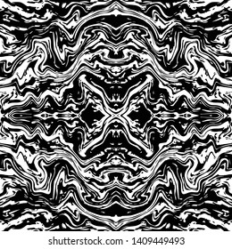  abstract background. Ink marbling textures. Black and white. Painting on water.