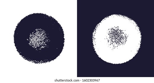 Abstract background. Ink stain, made by hand tool. Vector illustration