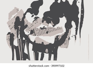 abstract background. ink stain. spot. blots.