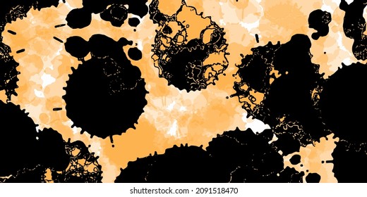 Abstract background, ink stains, vector design