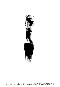 Abstract background ink texture paint black design