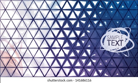 Abstrakter Hintergrund aus Tintendreiecken, für Grafikdesign