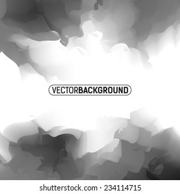 abstract background with ink in water